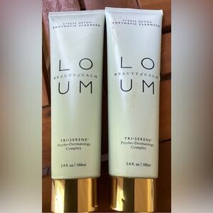 2 LOUM Be Calm Cleansing Balm Tri Serene Psycho Dermatology Complex 3.4oz 100mL